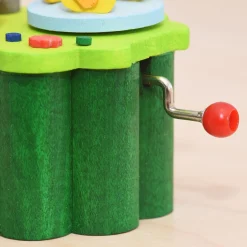 Graupner Music Box (Traditional Crank-Style) - Miniature Girl Feeding Geese| Music Boxes
