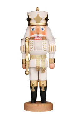Christian Ulbricht Nutcracker (Classic) - King In White And Gold| Classic Nutcrackers