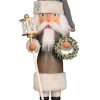 Christian Ulbricht Nutcracker (Classic) - Santa In Silver With Wreath| Classic Nutcrackers