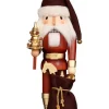 Christian Ulbricht Nutcracker (Classic) - Santa With Golden Tree| All Nutcrackers