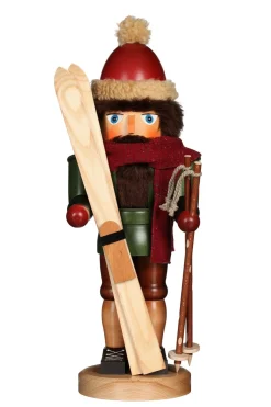 Christian Ulbricht Nutcracker (Classic) - Skier With Red Scarf| Classic Nutcrackers