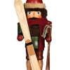 Christian Ulbricht Nutcracker (Classic) - Skier With Red Scarf| All Nutcrackers