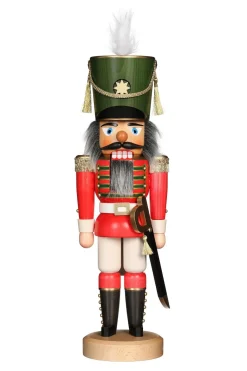 Christian Ulbricht Nutcracker (Classic) - Soldier Dressed In Red And Green| All Nutcrackers