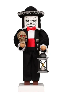 Christian Ulbricht Nutcracker (Premium Collector'S Edition) - Halloween Calavera And Catrina - Pair| Halloween Nutcrackers