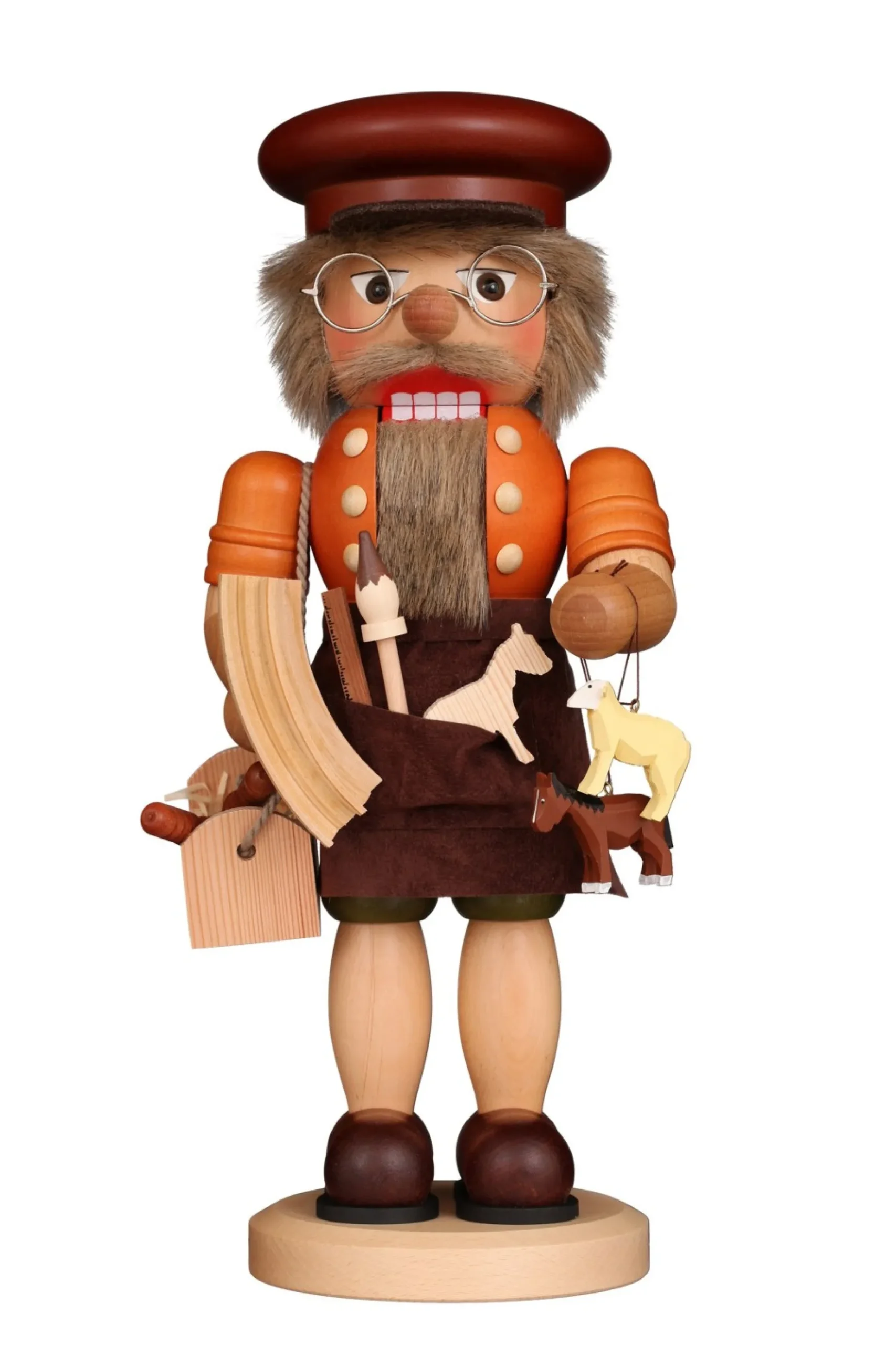 Christian Ulbricht Nutcracker (Premium Collector'S Edition) - Woodcarver (Natural)| Limited Edition Nutcrackers