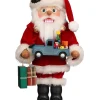 Christian Ulbricht Nutcracker (Premium Collector'S Edition) - Santa With Blue Car| Limited Edition Nutcrackers