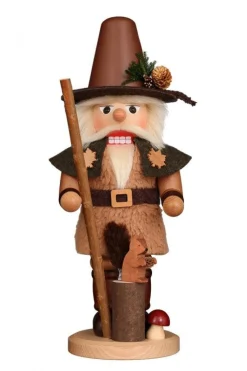 Christian Ulbricht Nutcracker (Premium Collector'S Edition) - Forest Man With Squirrel| Fall Nutcrackers