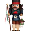 Christian Ulbricht Nutcracker (Small) - Black Forest Friend With Clock| Small Nutcrackers