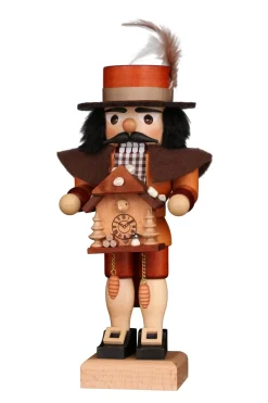 Christian Ulbricht Nutcracker (Small) - Black Forest Bertie The Clock Maker| Small Nutcrackers
