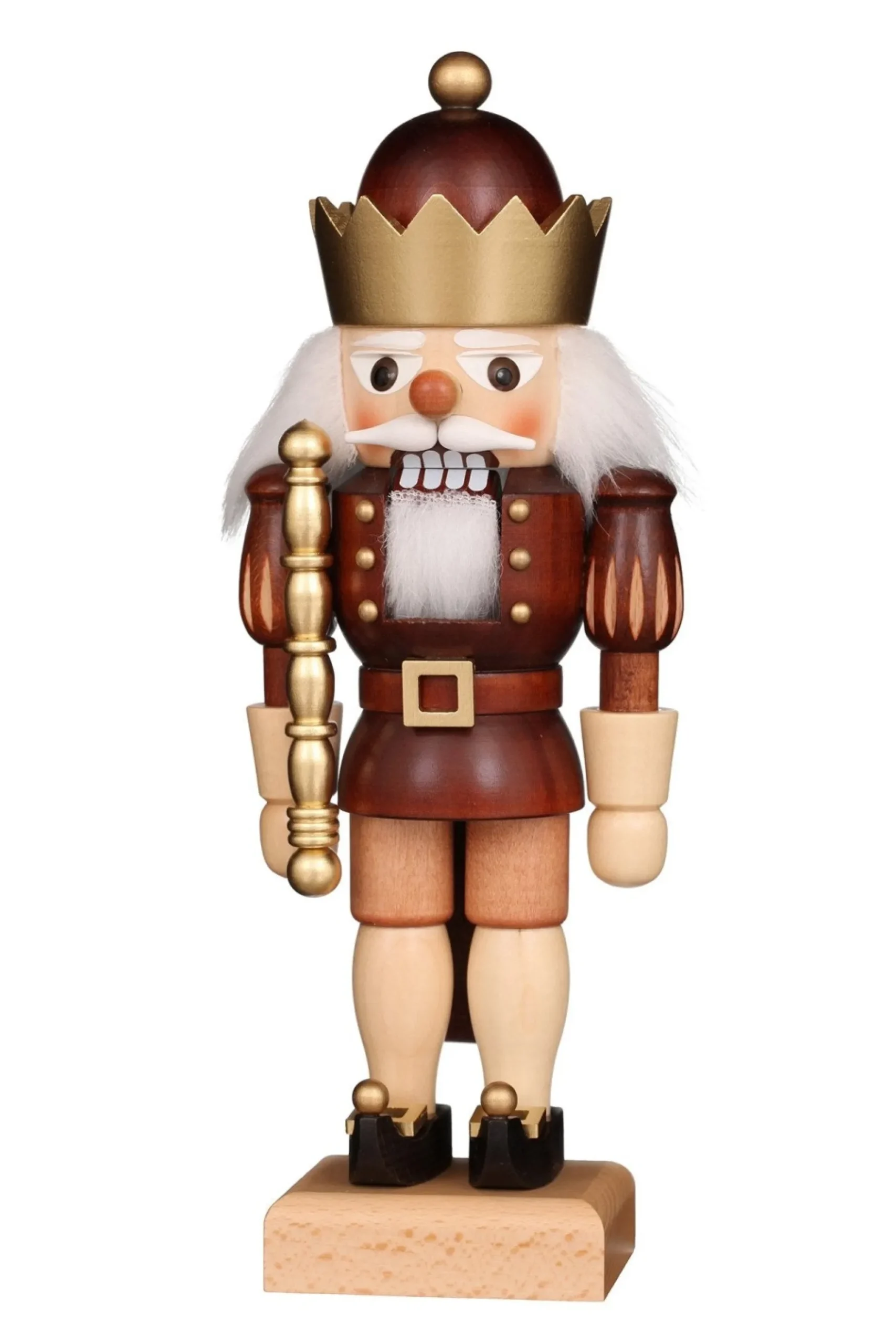 Christian Ulbricht Nutcracker (Small) - Golden King| Small Nutcrackers
