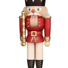 Christian Ulbricht Nutcracker (Small) - King With Gloss Red Coat| All Nutcrackers