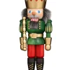 Christian Ulbricht Nutcracker (Small) - King With Gloss Green Coat| All Nutcrackers