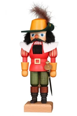 Christian Ulbricht Nutcracker (Small) - Musketeer With Red Coat| All Nutcrackers