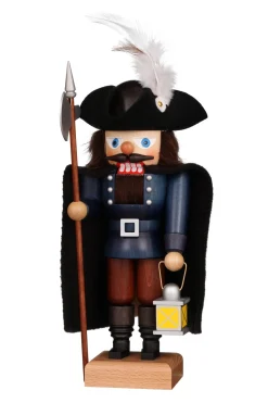 Christian Ulbricht Nutcracker (Small) - Nightwatchman In Blue| Small Nutcrackers