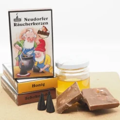 Jürgen Huss Premium Incense Cones (Regular-Sized) - 'Sweet Treats' 2-Pack - Chocolate & Honey| All Incense Burners