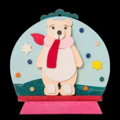 Graupner Snow Globe - Patti Polar Bear - Christmas Tree Decoration| All Tree Decorations
