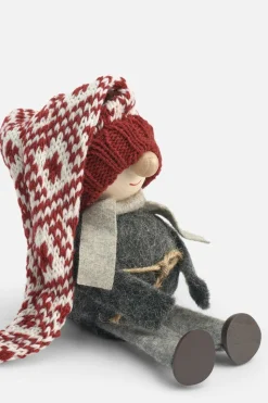 Asas Tomtebod Tomte Gnome - Cousin Gustav (Red Knitted Cap)| Tomte Gnomes
