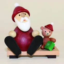 Paul Ullrich Weihnachtsmann Collectibles - Santa With Teddy Bear| Rudolph & Friends Collectibles
