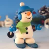 Paul Ullrich Weihnachtsmann Collectibles - Large Snowman On Ski'S| Rudolph & Friends Collectibles