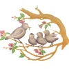 Erzgebirge Handarbeit Window Decoration - Birds Nest| Window Decorations